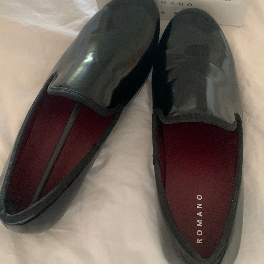 Boys dress shoes - black patent